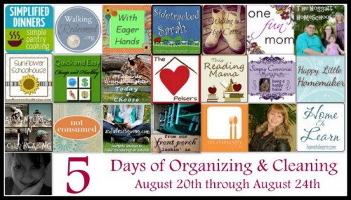 5 Days of Organizing Footer 5 Days of Organizing Footer