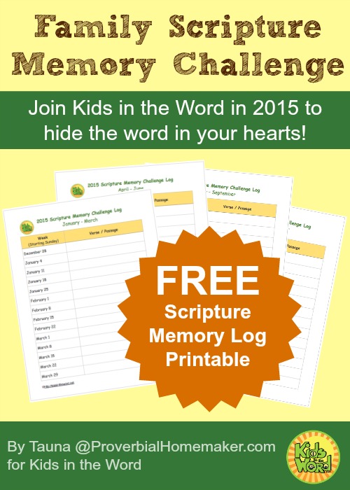printable scripture memory log for 2015