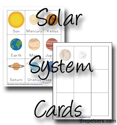 Solar System Cards