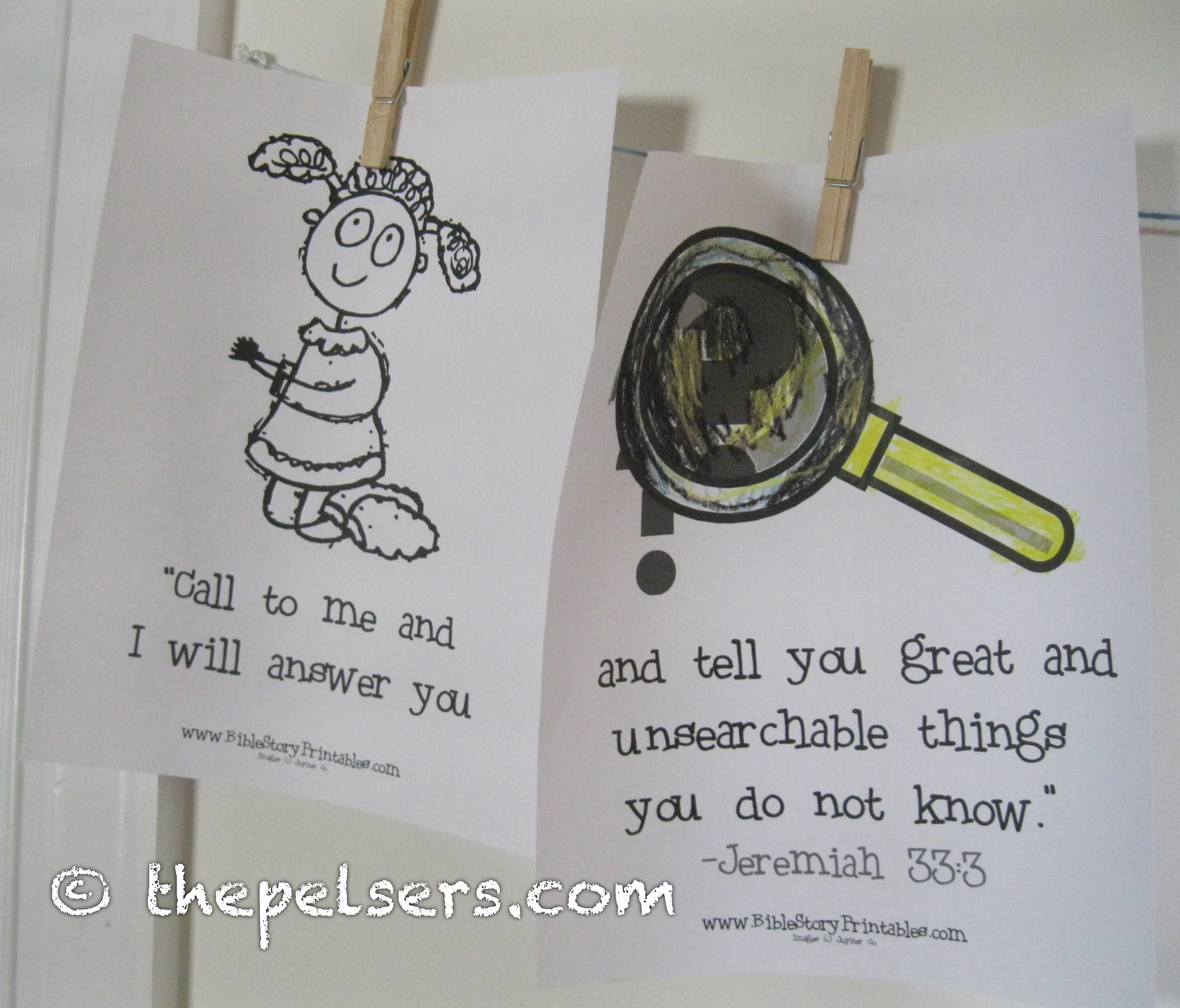 Jeremiah 33 3 Coloring Sheets The Pelsers