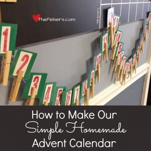 Our Simple Homemade Advent Calendar