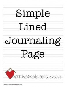 Simple-Lined-Journaling-Page