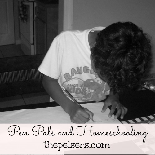 Pen Pals and Homeschooling