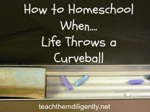 TTD Homeschooling When Life Throws You a Curveball