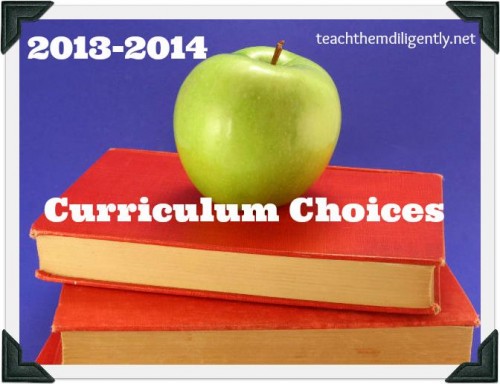 Teach Them Diligently Curriculum Choices