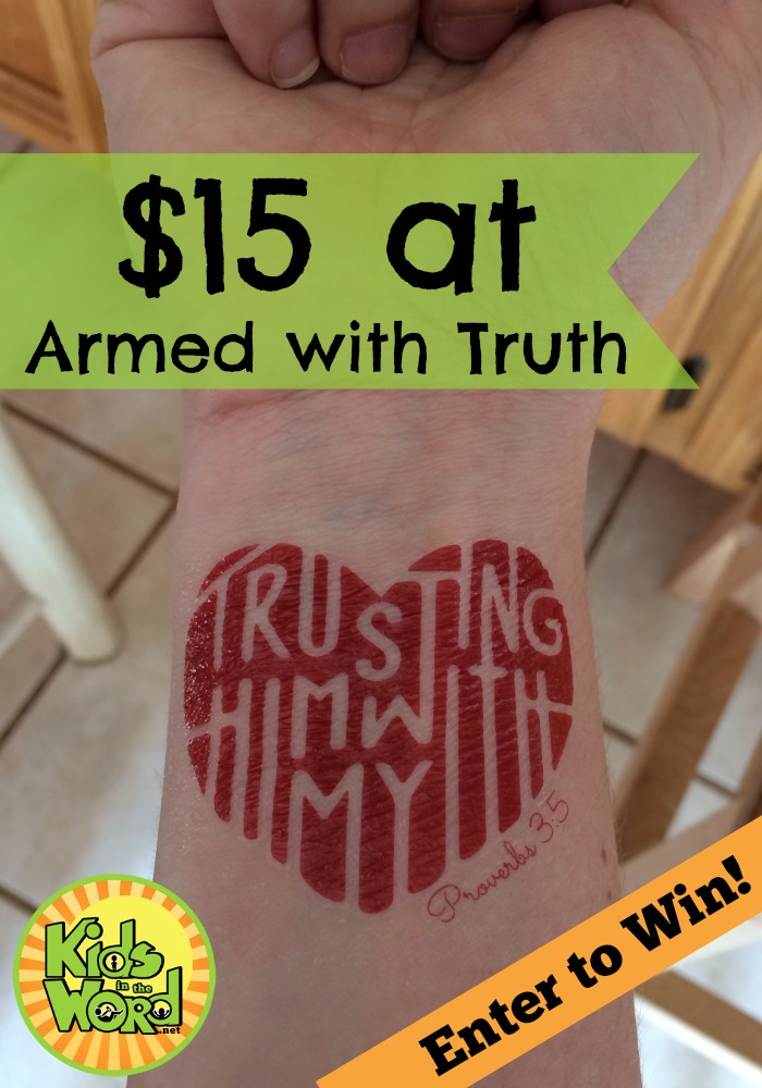 Enter to Win $15 at Armed with Truth at KidsintheWord.net.