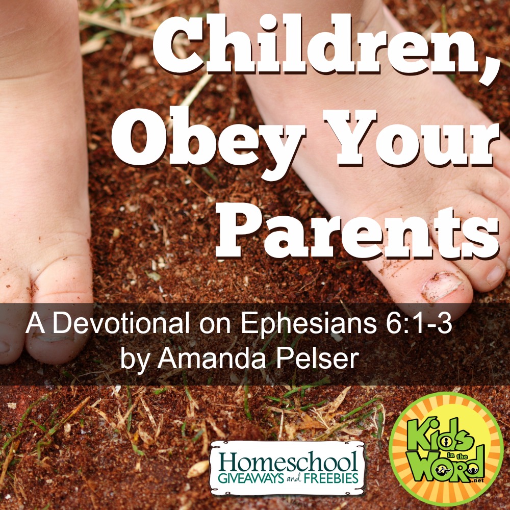 Children, Obey Your Parents Devotional and Journaling FREE printable available from HomeschoolGiveaways.com and KidsintheWord.net.