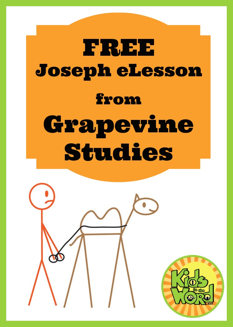 FREE Joseph eLesson from Grapevine Studies. Read more at KidsintheWord.net.