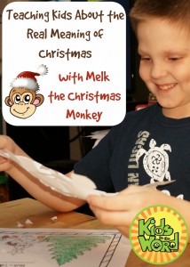 Teach your kids about the real meaning of Christmas with the help of the curious and playful Melk, the Christmas Monkey