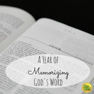 God's Word should be the foundation of our lives. Make it a priority to memorize it this year with your kids!