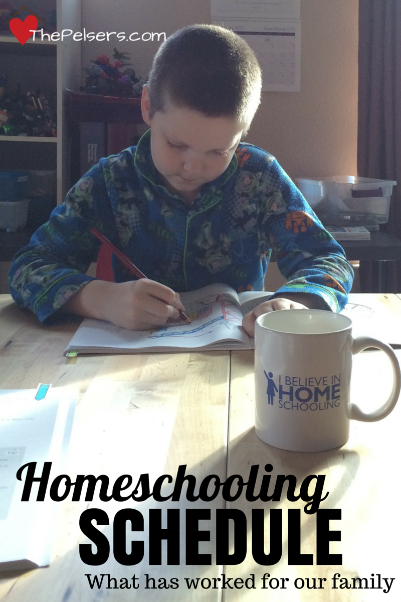 Homeschooling Schedule: This is what has worked for our family in various seasons.