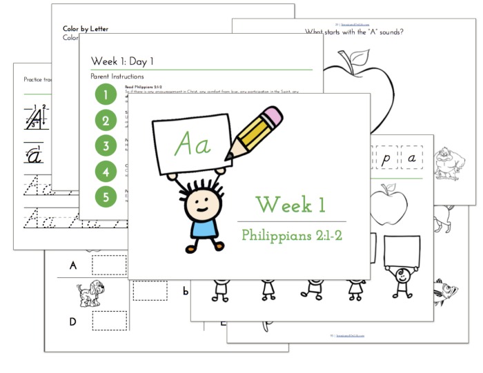 Teaching Handwriting with the Bible - Write Through the Bible Jr.