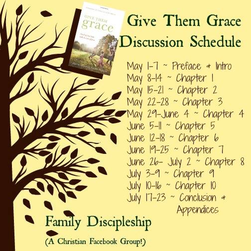 Give Them Grace Book Club Schedule