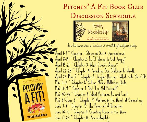 Pitchin' A Fit Book Discussion Schedule